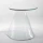 Mushroom Shape Glass Side Table